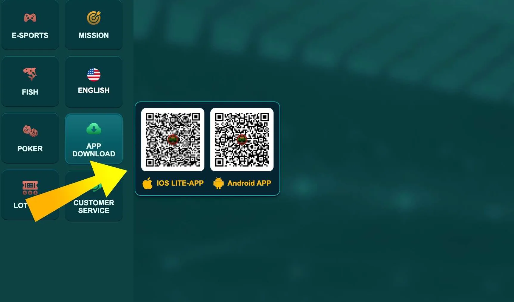 EK333 app download section